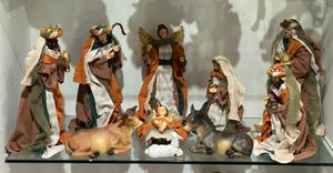 14" FABRIC NATIVITY SET - 100-4900631